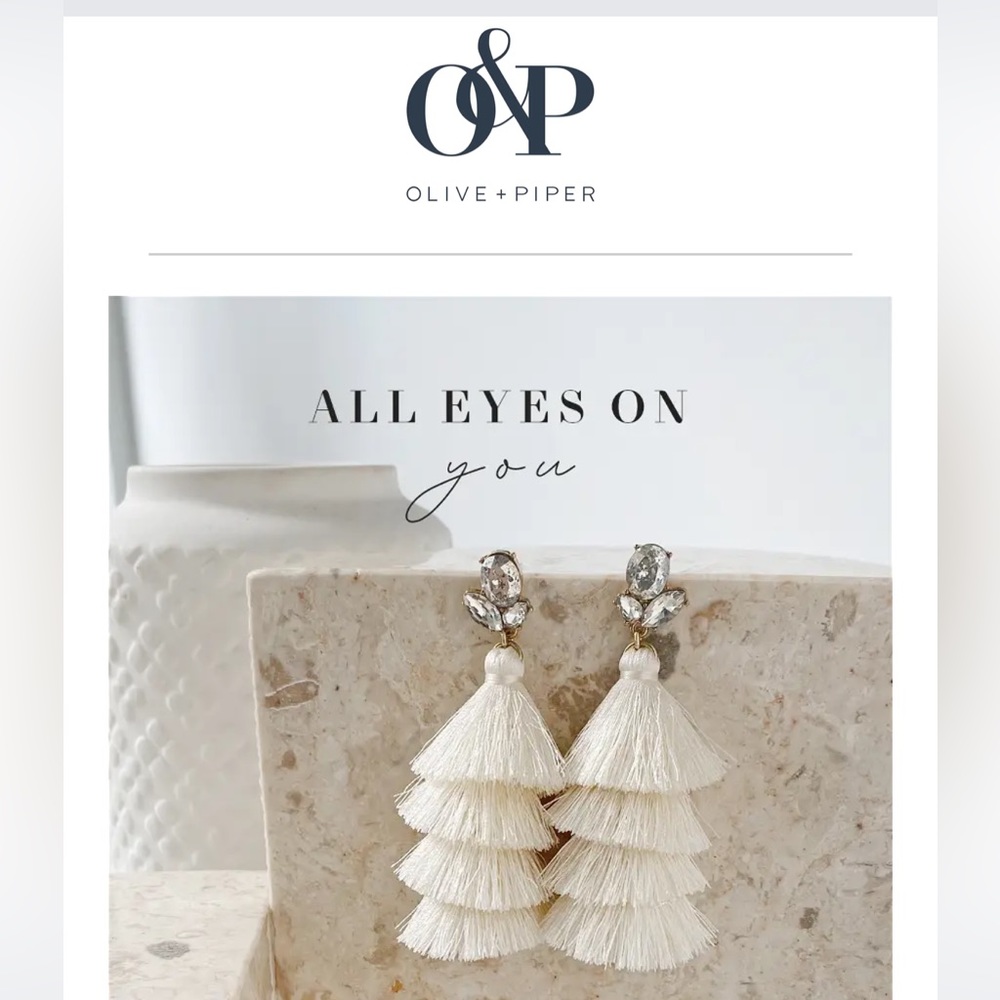 Olive & Piper Toulouse Earrings - Ox Gold